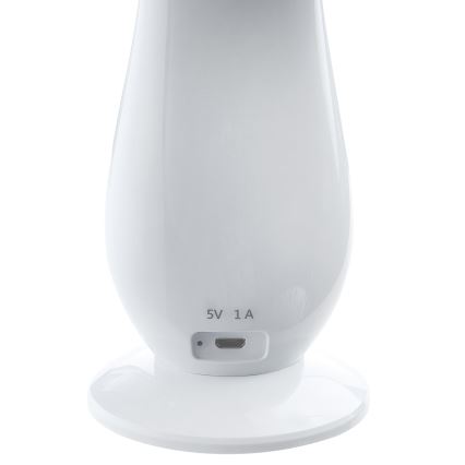 Dimmbare, aufladbare LED-Tischlampe LILLY LED/4W/5V 1200 mAh weiß