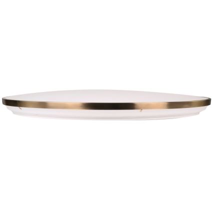 LED-dimmbare Deckenleuchte KERN LED/80W/230V 3000/4000/6000K Ø 80 cm goldfarben + Fernbedienung