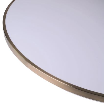 LED-dimmbare Deckenleuchte KERN LED/80W/230V 3000/4000/6000K Ø 80 cm goldfarben + Fernbedienung