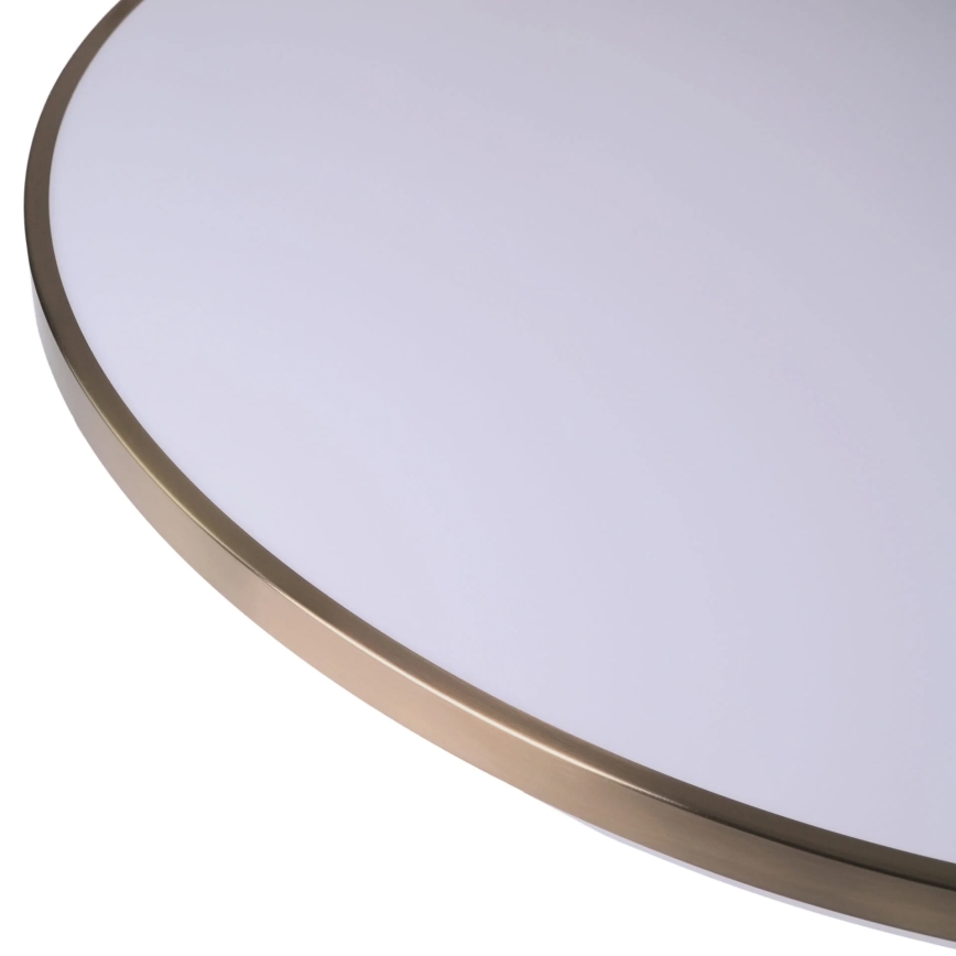 LED-dimmbare Deckenleuchte KERN LED/80W/230V 3000/4000/6000K Ø 80 cm goldfarben + Fernbedienung