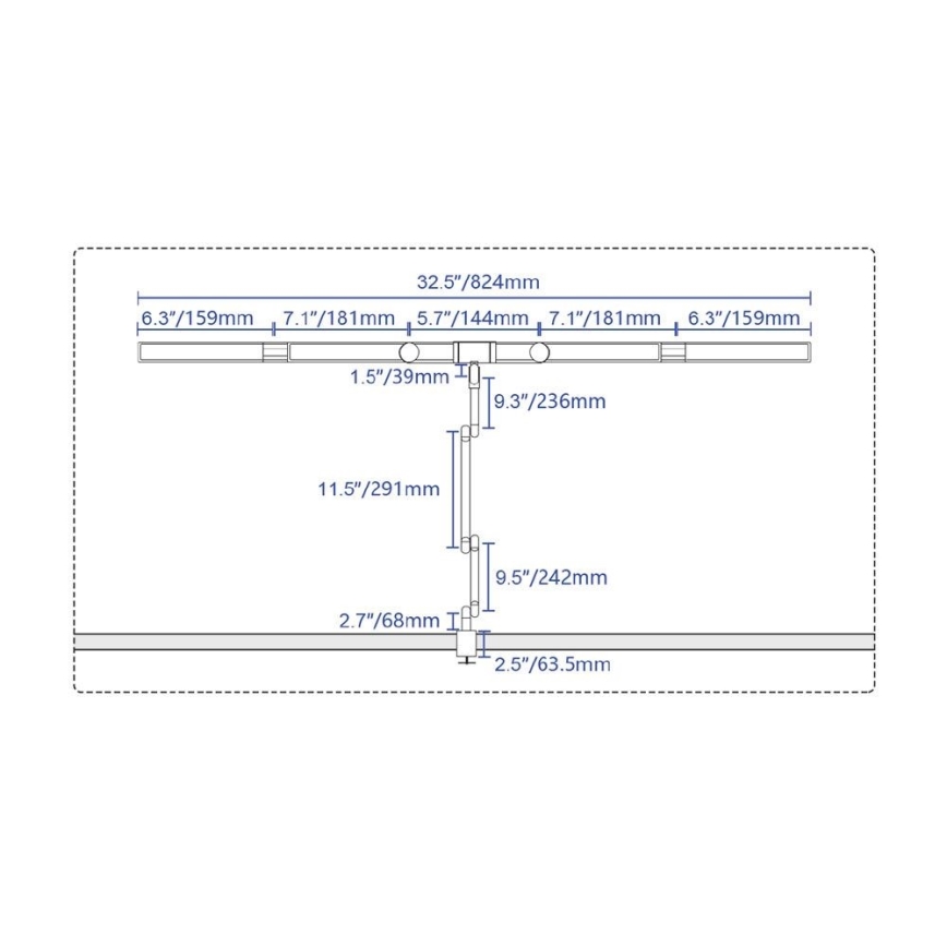 Dimmbare, flexible LED-Tischleuchte mit Touch-Funktion POINTIQ LED/24W/230V 3000-6500K CRI 92 schwarz