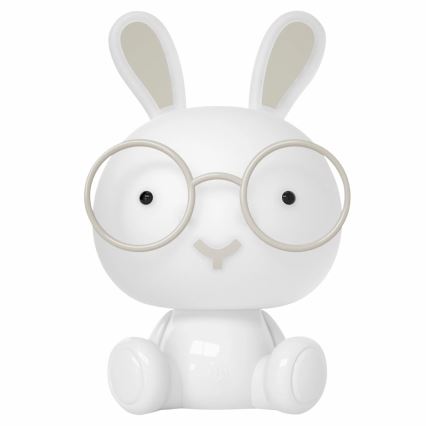 Dimmbare, kleine LED-RGBW-Nachtleuchte für Kinder LED/2,5W/230V Häschen weiß
