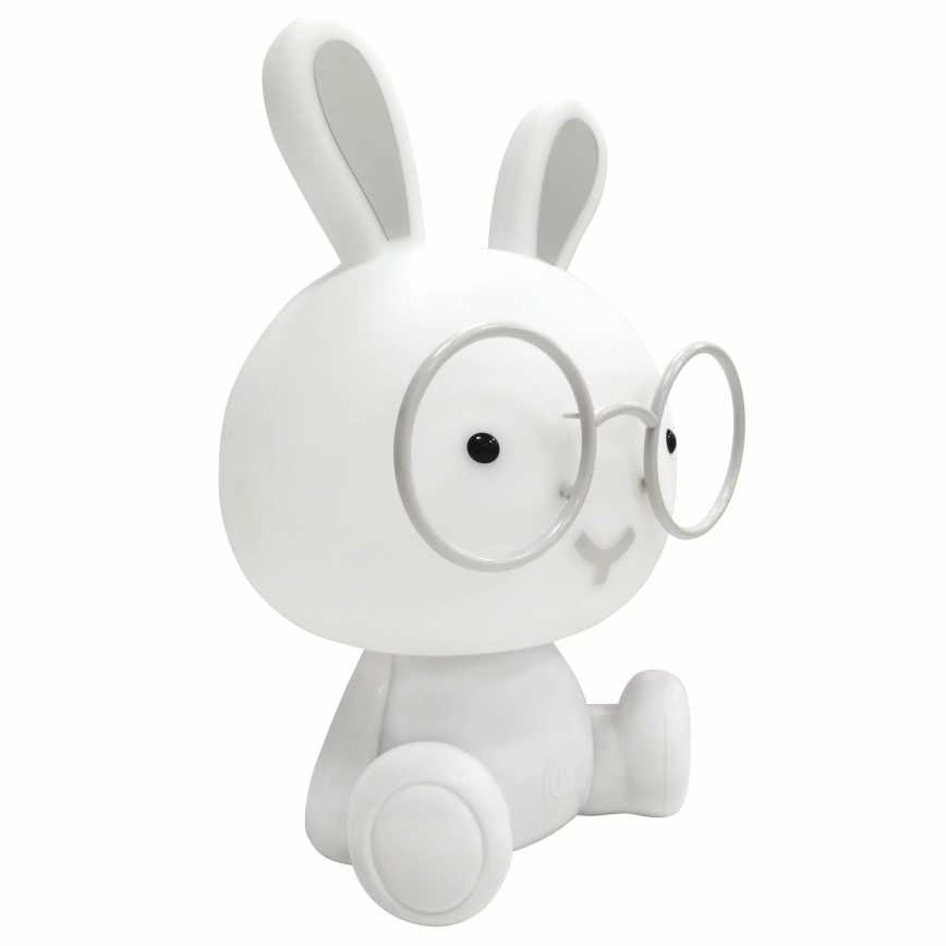 Dimmbare, kleine LED-RGBW-Nachtleuchte für Kinder LED/2,5W/230V Häschen weiß