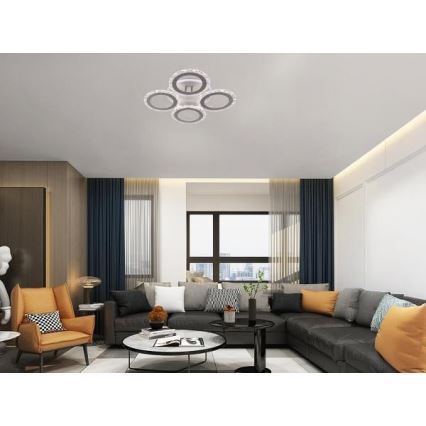 Dimmbare LED-Anbauleuchte LED/55W/230V 3000-6500K + Fernbedienung