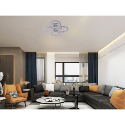 Dimmbare LED-Anbauleuchte LED/55W/230V 3000-6500K + Fernbedienung