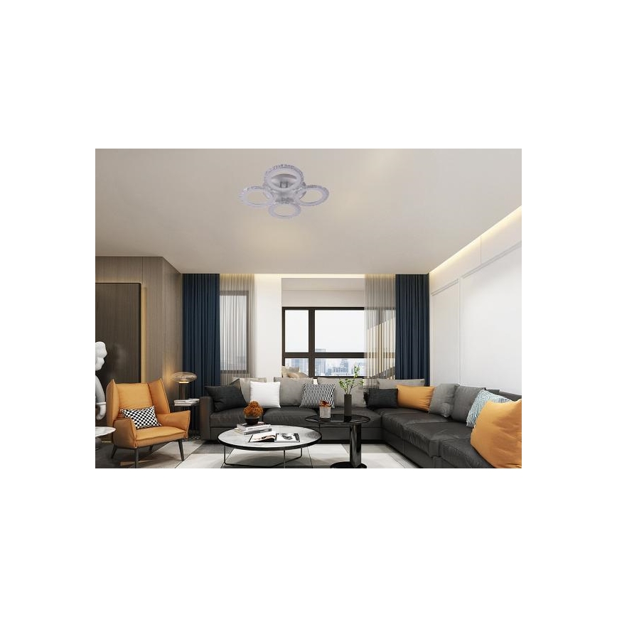 Dimmbare LED-Anbauleuchte LED/55W/230V 3000-6500K + Fernbedienung