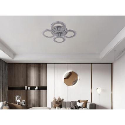 Dimmbare LED-Anbauleuchte LED/55W/230V 3000-6500K + Fernbedienung