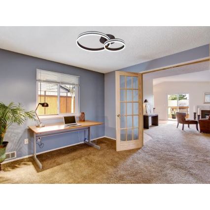 Dimmbare LED-Aufbauleuchte LED/110W/230V 3000-6500K + Fernbedienung