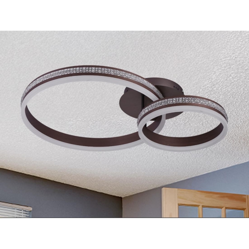 Dimmbare LED-Aufbauleuchte LED/110W/230V 3000-6500K + Fernbedienung