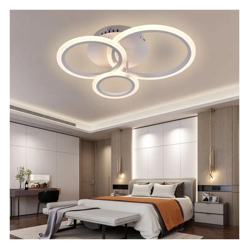 Dimmbare LED-Aufbauleuchte LED/40W/230V 3000-6500K weiß + Fernbedienung