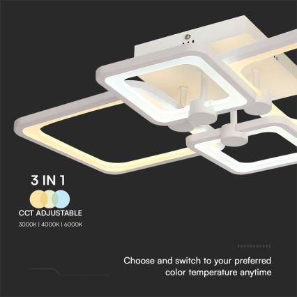 Dimmbare LED-Aufbauleuchte LED/70W/230V 3000-6500K + Fernbedienung