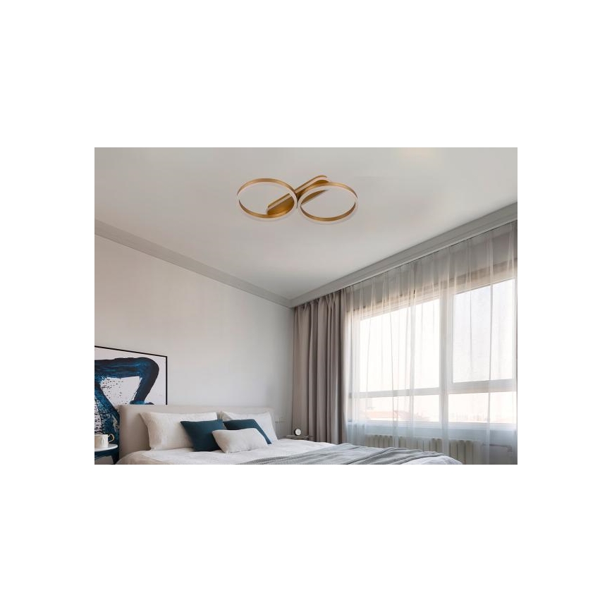 Dimmbare LED-Deckenleuchte 60W/230V 3000-6500K + Fernbedienung