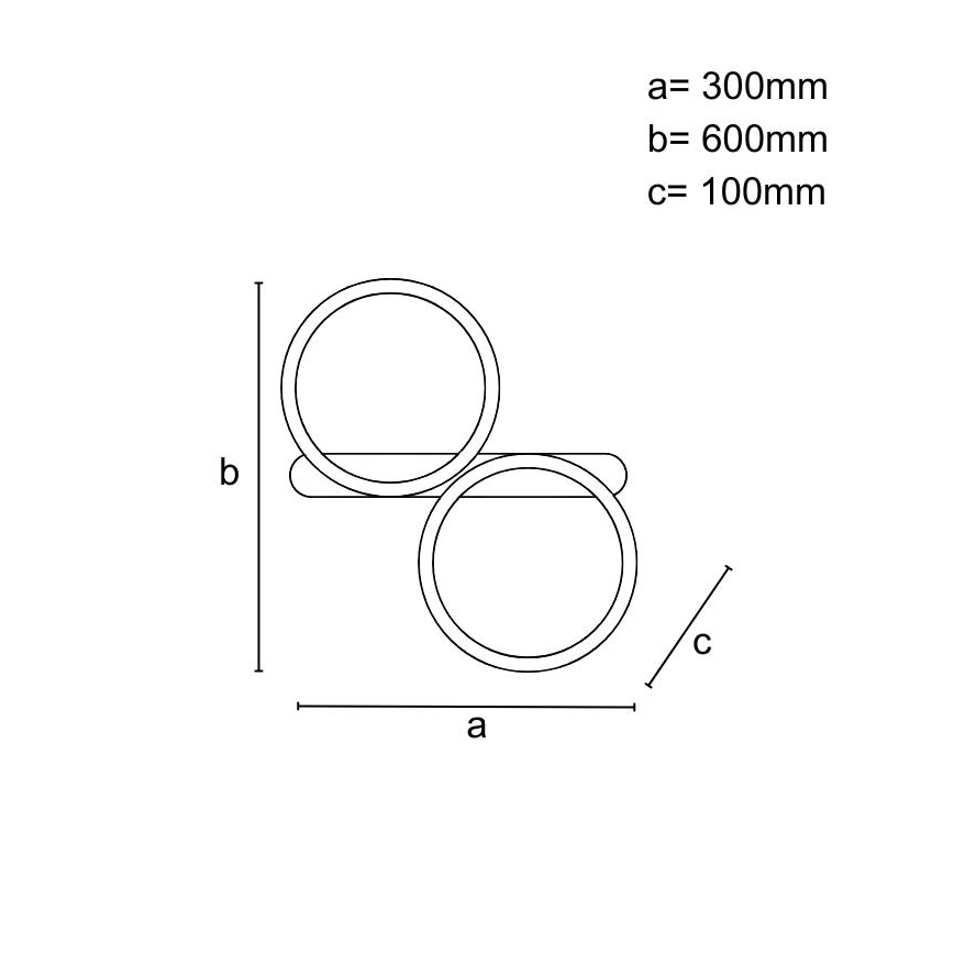 Dimmbare LED-Deckenleuchte 60W/230V 3000-6500K + Fernbedienung