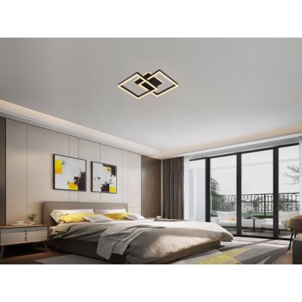 Dimmbare LED-Deckenleuchte, 80 W, 230 V, 3000-6500 K, mit Fernbedienung