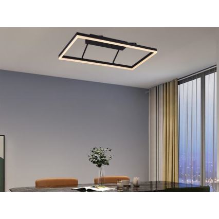 Dimmbare LED-Deckenleuchte (Aufbau) LED/55W/230V 3000-6500K + Fernbedienung