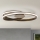 Dimmbare LED-Deckenleuchte CIRCUS LED/30W/230V braun/Patina