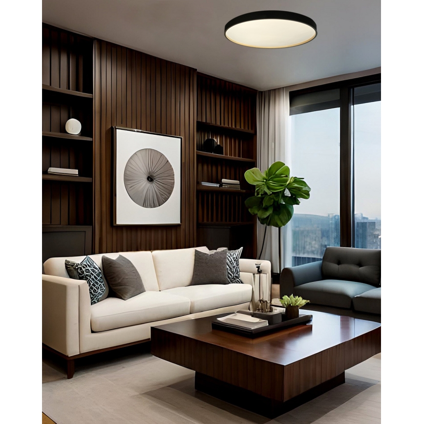 Dimmbare LED-Deckenleuchte EBRO LED/36W/230V 2700-6500K d 50 cm + Fernbedienung