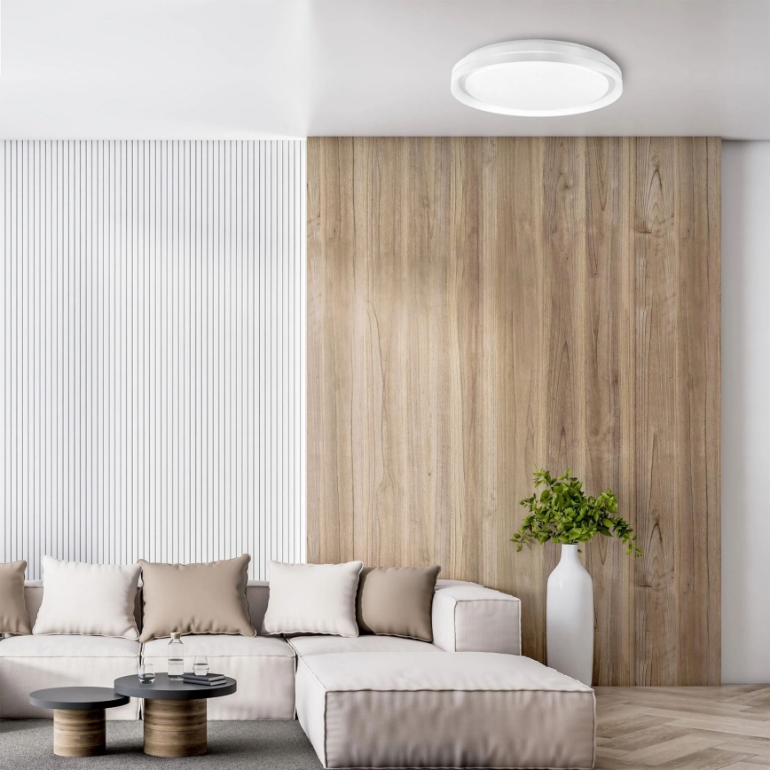 Dimmbare LED-Deckenleuchte für Badezimmer ELIZA LED/48W/230V d 38,5 cm 3000-6000K IP44 + Fernbedienung