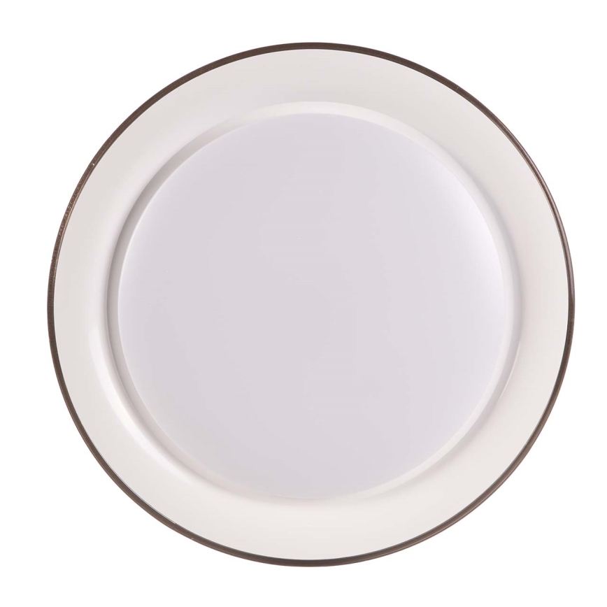 Dimmbare LED-Deckenleuchte für Badezimmer GRAŻYNA LED/72W/230V 3000-6000K d 51 cm IP44 grau + Fernbedienung