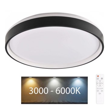 Dimmbare LED-Deckenleuchte für Badezimmer JADWIGA LED/42W/230V d 38,5 cm 3000-6000K IP44 + Fernbedienung