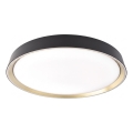 Dimmbare LED-Deckenleuchte ILVI LED/30W/230V 2700-6500K Ø 40 cm schwarz/messing + Fernbedienung