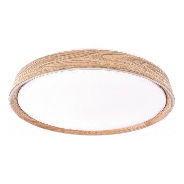 Dimmbare LED-Deckenleuchte ILVI LED/45W/230V 2700-6500K Ø 50 cm beige mit Fernbedienung