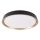 Dimmbare LED-Deckenleuchte ILVI LED/45W/230V 2700-6500K Ø 50 cm schwarz/beige + Fernbedienung