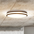 Dimmbare LED-Deckenleuchte LASKOS LED/48W/230V 3000-6500K schwarz + Fernbedienung