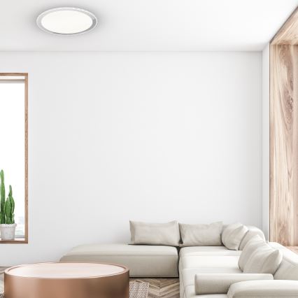 Dimmbare LED-Deckenleuchte LAYLA mit Fernbedienung LED/66W/230V