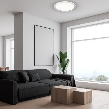 Dimmbare LED-Deckenleuchte LAYLA mit Fernbedienung LED/66W/230V