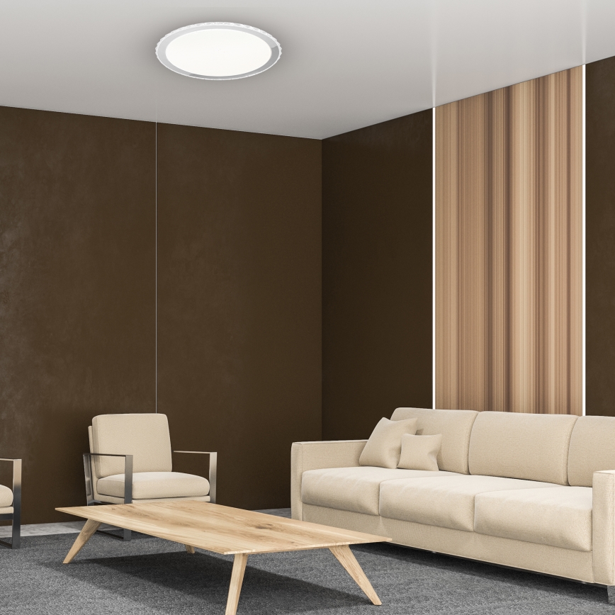 Dimmbare LED-Deckenleuchte LAYLA mit Fernbedienung LED/66W/230V