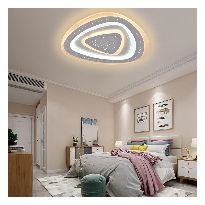 Dimmbare LED-Deckenleuchte LED/105W/230V 3000-6500K + Fernbedienung