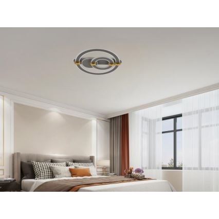 Dimmbare LED-Deckenleuchte LED/120W/230V 3000-6500K + Fernbedienung