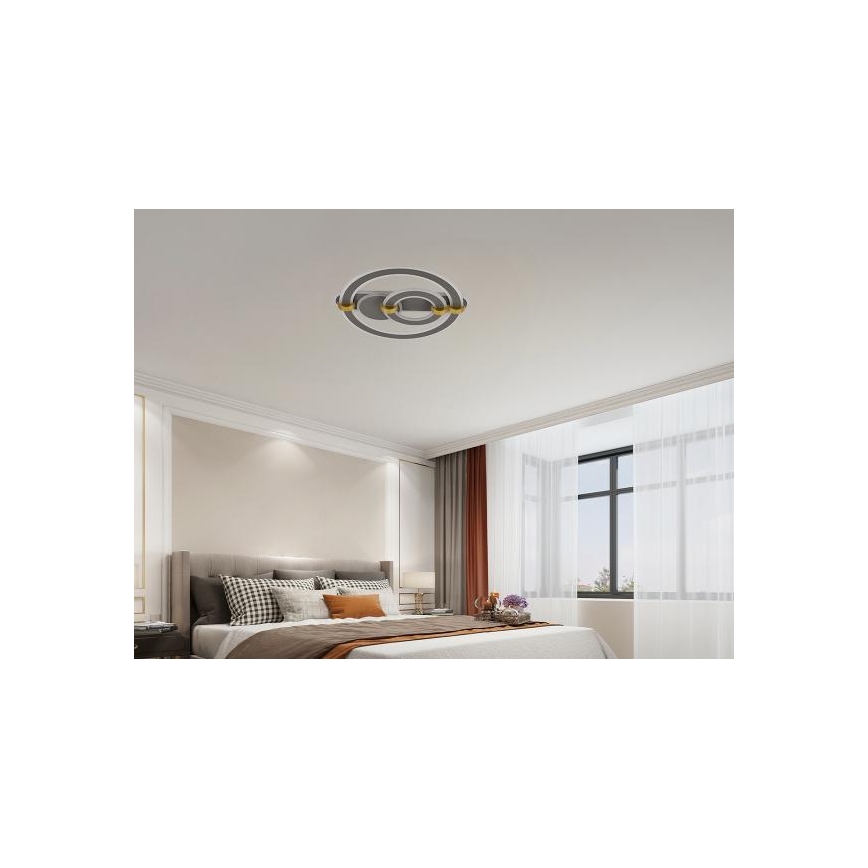 Dimmbare LED-Deckenleuchte LED/120W/230V 3000-6500K + Fernbedienung