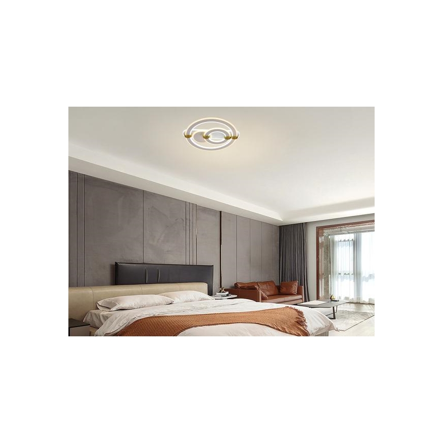 Dimmbare LED-Deckenleuchte LED/120W/230V 3000-6500K + Fernbedienung