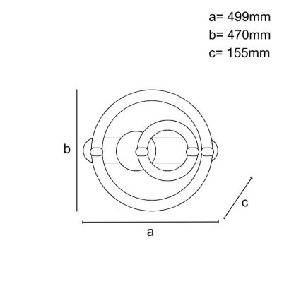 Dimmbare LED-Deckenleuchte LED/120W/230V 3000-6500K + Fernbedienung