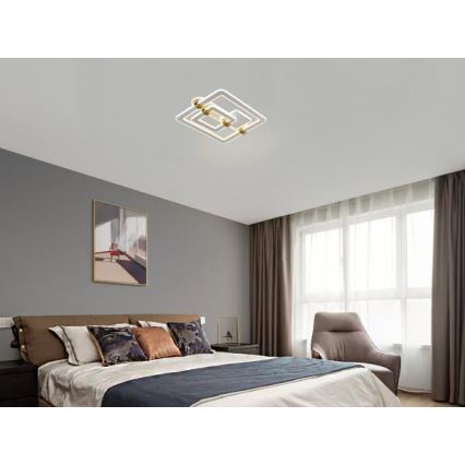 Dimmbare LED-Deckenleuchte LED/140W/230V 3000-6500K + Fernbedienung