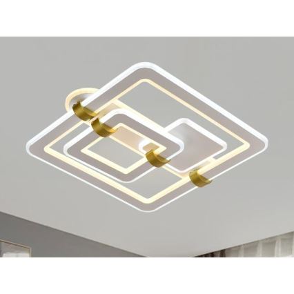 Dimmbare LED-Deckenleuchte LED/140W/230V 3000-6500K + Fernbedienung