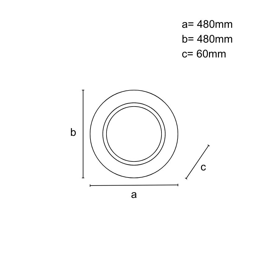 Dimmbare LED-Deckenleuchte LED/25W/230V 3000-6500K + Fernbedienung