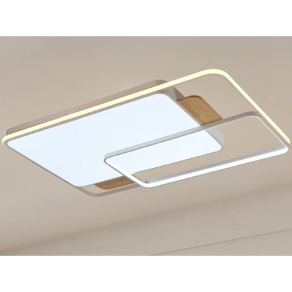 Dimmbare LED-Deckenleuchte LED/280W/230V 3000-6500K + Fernbedienung