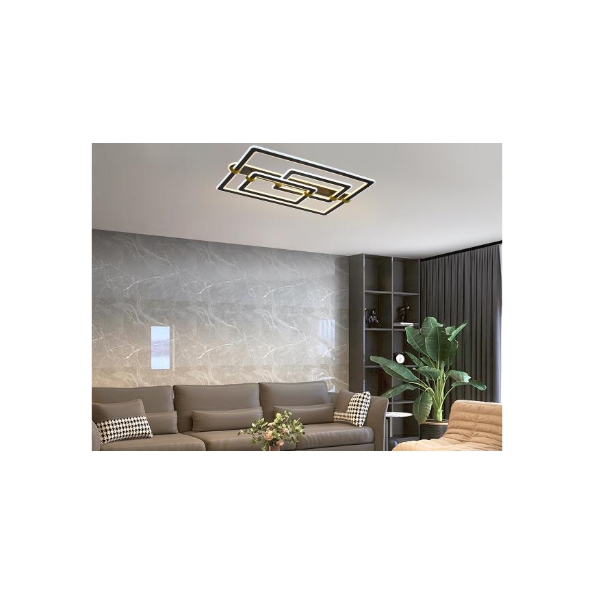 Dimmbare LED-Deckenleuchte LED/280W/230V 3000-6500K + Fernbedienung
