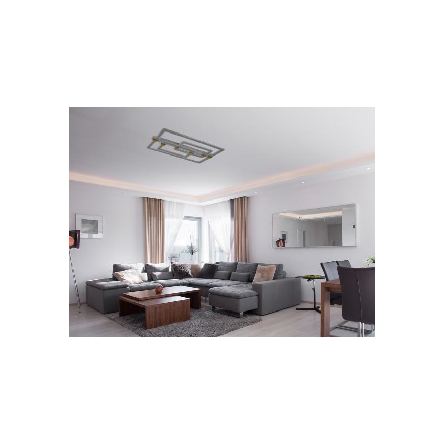 Dimmbare LED-Deckenleuchte LED/280W/230V 3000-6500K + Fernbedienung