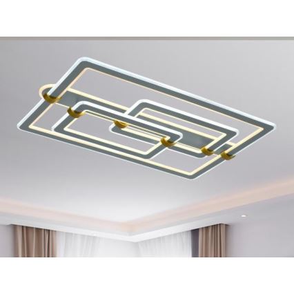 Dimmbare LED-Deckenleuchte LED/280W/230V 3000-6500K + Fernbedienung