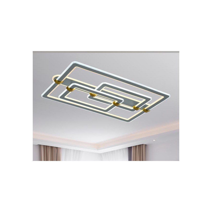 Dimmbare LED-Deckenleuchte LED/280W/230V 3000-6500K + Fernbedienung