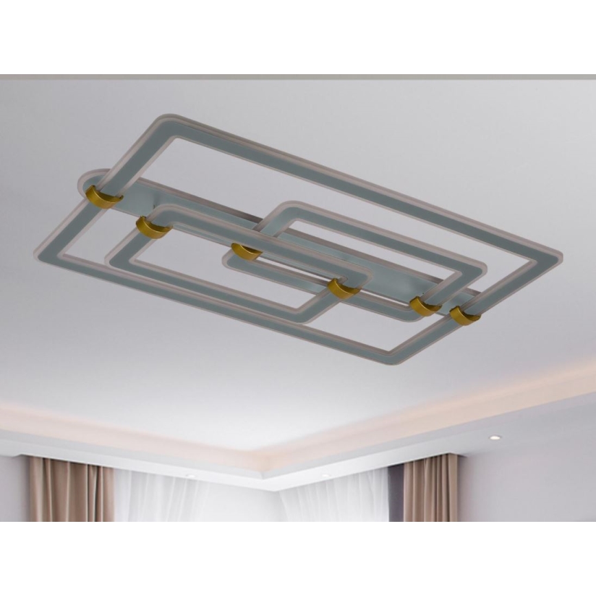 Dimmbare LED-Deckenleuchte LED/280W/230V 3000-6500K + Fernbedienung