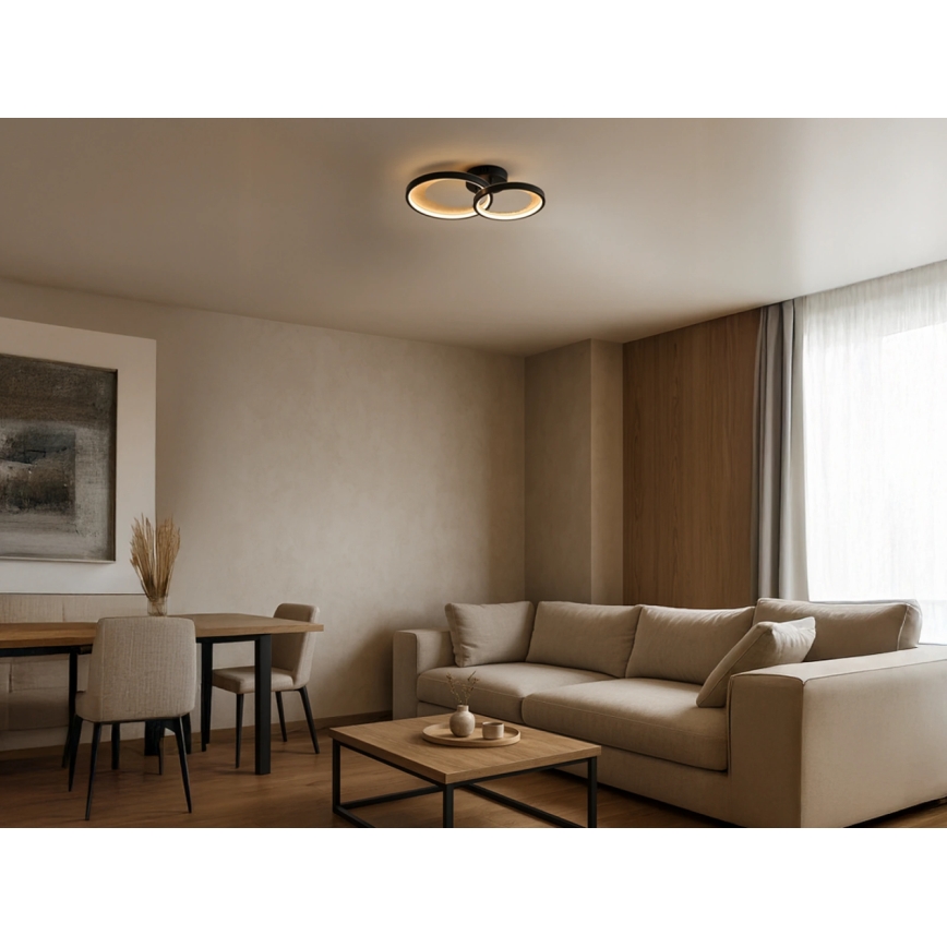 Dimmbare LED-Deckenleuchte LED/35W/230V 3000-6500K + Fernbedienung