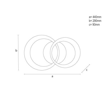 Dimmbare LED-Deckenleuchte LED/35W/230V 3000-6500K + Fernbedienung