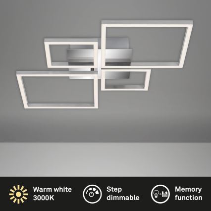 Dimmbare LED-Deckenleuchte LED/42W/230V 3000K matt-chrom