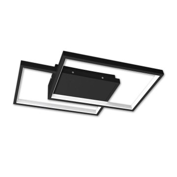 Dimmbare LED-Deckenleuchte LED/45W/230V 3000-6500K schwarz + Fernbedienung