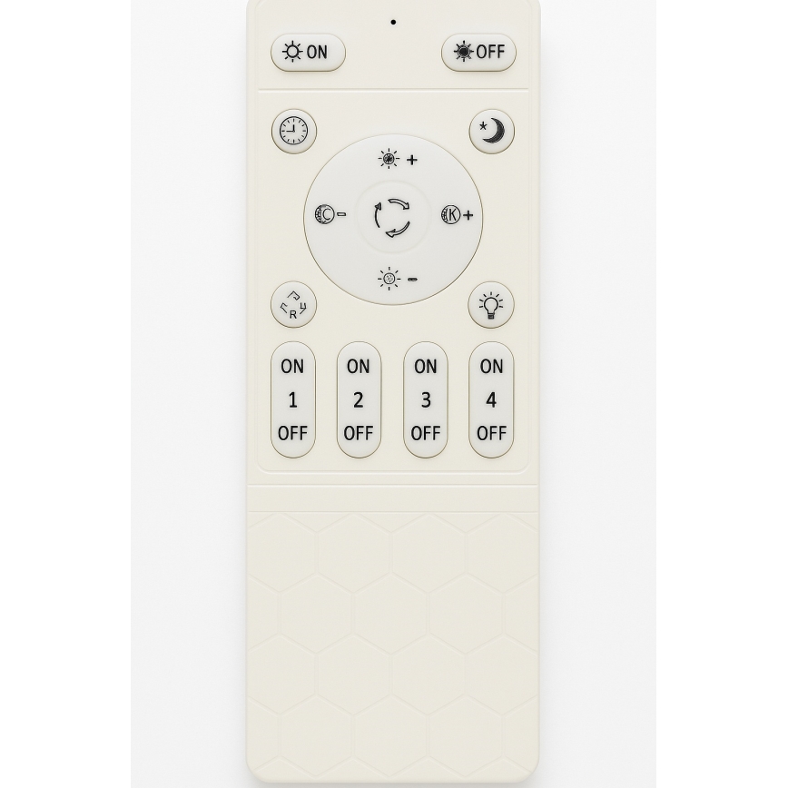 Dimmbare LED-Deckenleuchte LED/45W/230V 3000-6500K schwarz + Fernbedienung